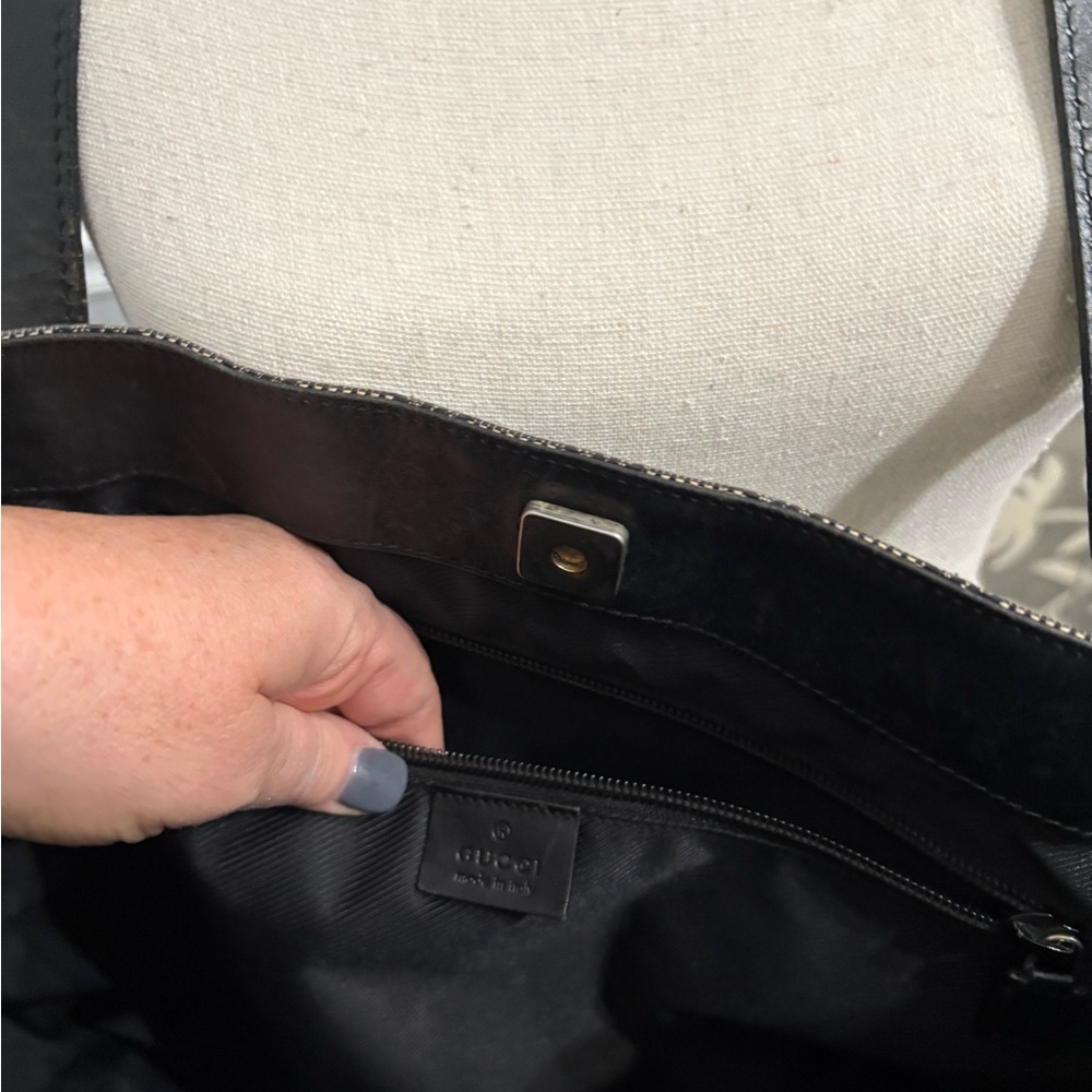 Gucci Beige and Black Women's Tote Bag - Picture 8 of 9